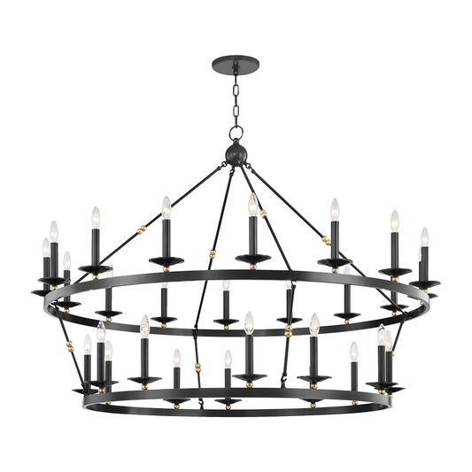Hudson Valley Lighting Allendale 28 Light 58 inch Chandelier Ceiling Light