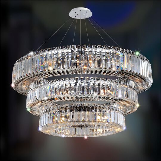 Rondelle 47 Inch Pendant Light by Allegri