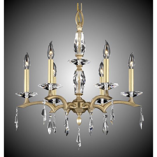 Kaya 22 Inch Chandelier by American Brass and Crystal