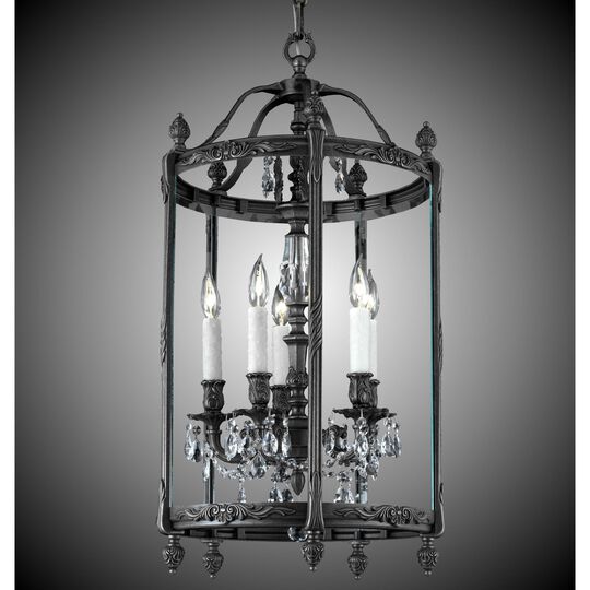 Lantern Cage Pendant by American Brass and Crystal