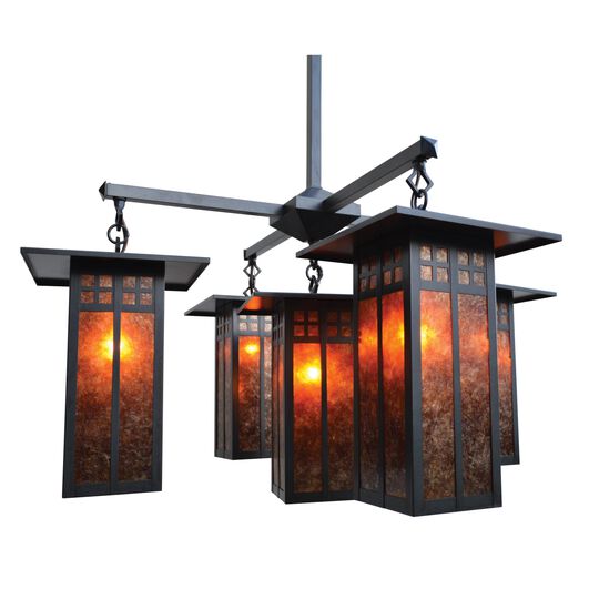 Glasgow 36 Inch Chandelier by Arroyo Craftsman