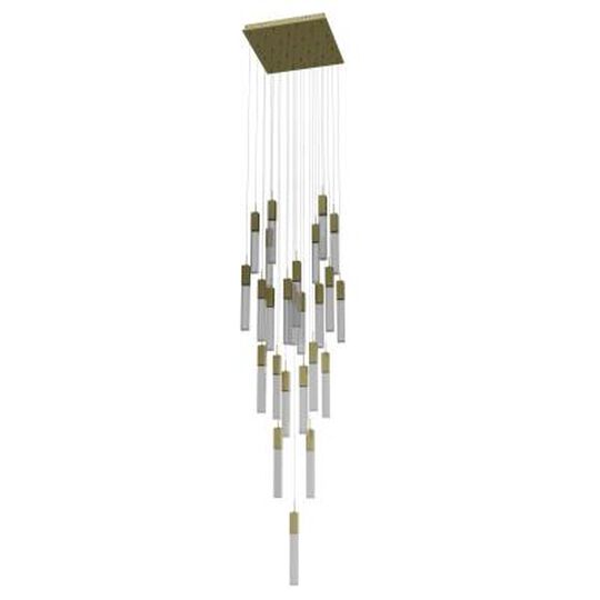 The Original Glacier Snow Avenue 28 Inch 25 Light Multi Light Pendant by Avenue Lighting