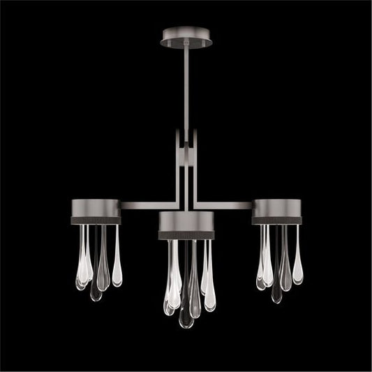 Rain 33 Inch Multi Light Pendant by Fine Art Handcrafted Lighting