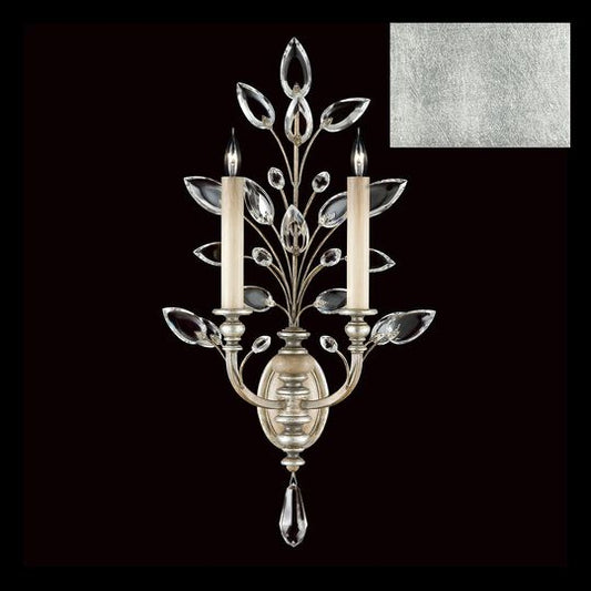 Crystal Laurel 20 Inch Wall Sconce by Fine Art Handcrafted Lighting