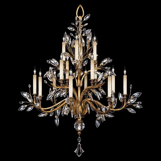Crystal Laurel Chandelier by Fine Art Handcrafted Lighting