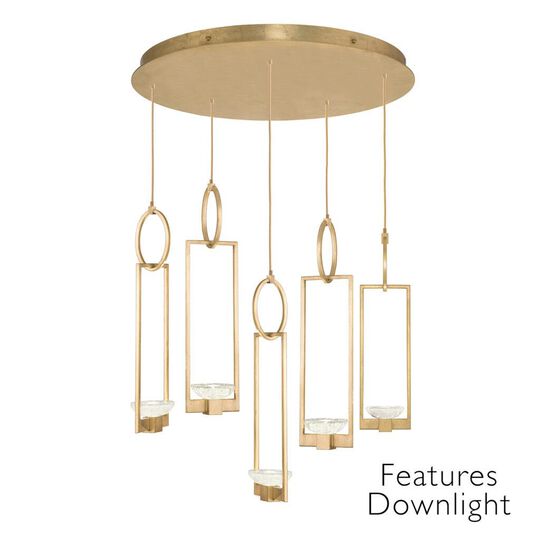 Alex Woogmaster Delphi 26 Inch 10 Light LED Multi Light Pendant by Fine Art Handcrafted Lighting