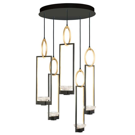 Alex Woogmaster Delphi 26 Inch 5 Light LED Multi Light Pendant by Fine Art Handcrafted Lighting