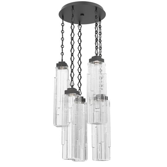 Levi Wilson Ledgestone 20 Inch Multi Light Pendant by Hammerton Studio