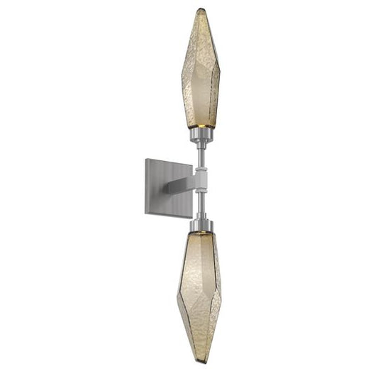 Rock Crystal 29 Inch LED Wall Sconce by Hammerton Studio