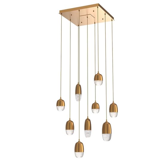 Pebble 24 Inch 9 Light LED Multi Light Pendant by Hammerton Studio