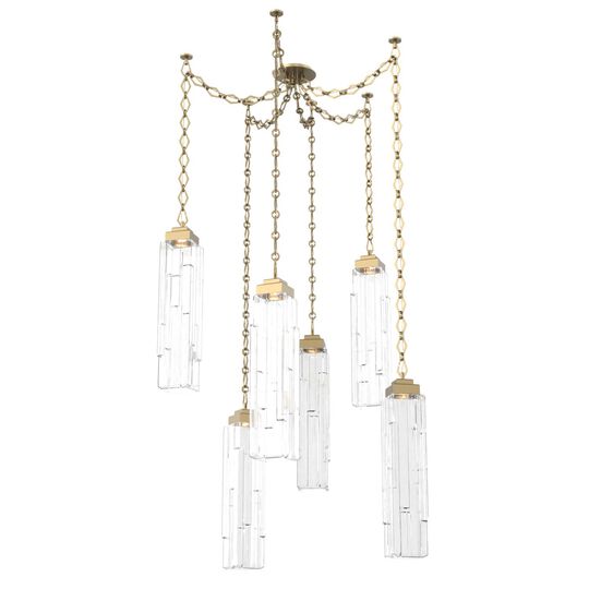 Levi Wilson Ledgestone 14 Inch Multi Pendant Light by Hammerton Studio