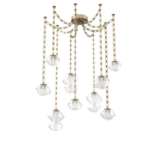 Levi Wilson Mesa 17 Inch Multi Pendant Light by Hammerton Studio