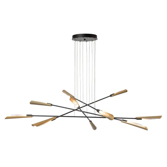 Flight 73 Inch 10 Light Multi Light Pendant by Hubbardton Forge