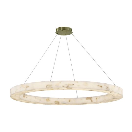 Alabaster Rocks! Collection - Medley Family Chandelier by Justice Design Group