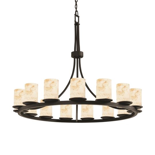 Alabaster Rocks! 42 Inch Chandelier by Justice Design Group