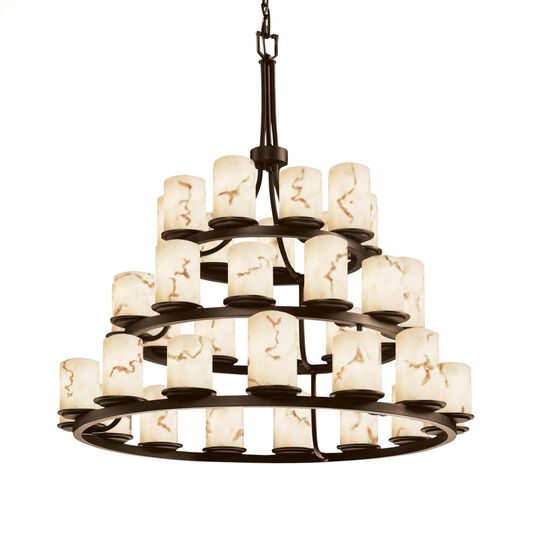 Lumenaria 42 Inch 36 Light Chandelier by Justice Design Group