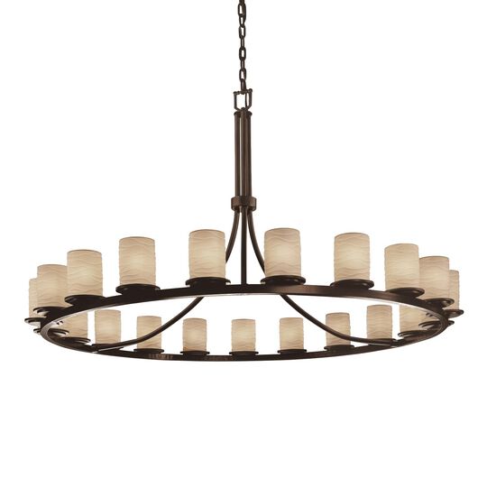Limoges 60 Inch 21 Light Chandelier by Justice Design Group