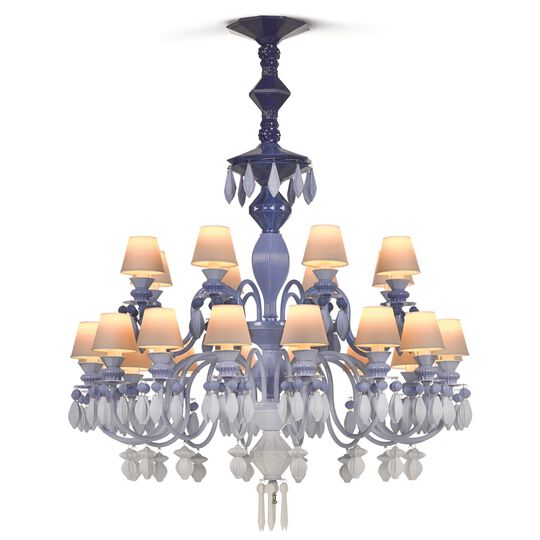 Belle De Nuit 39 Inch 24 Light LED Chandelier by Lladro