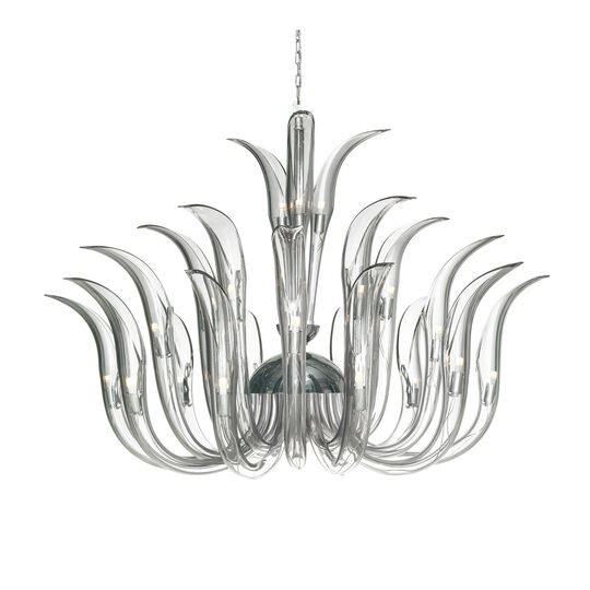 Cisne 21 Inch 6 Light Mini Chandelier by Metropolitan Lighting