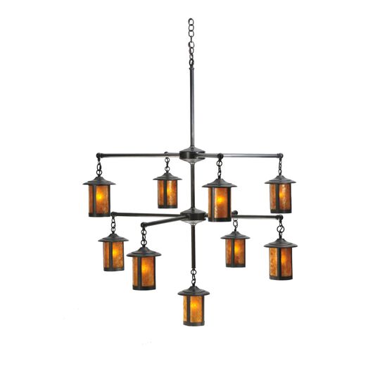 Fulton Plain Large Chandelier by Meyda Lighting