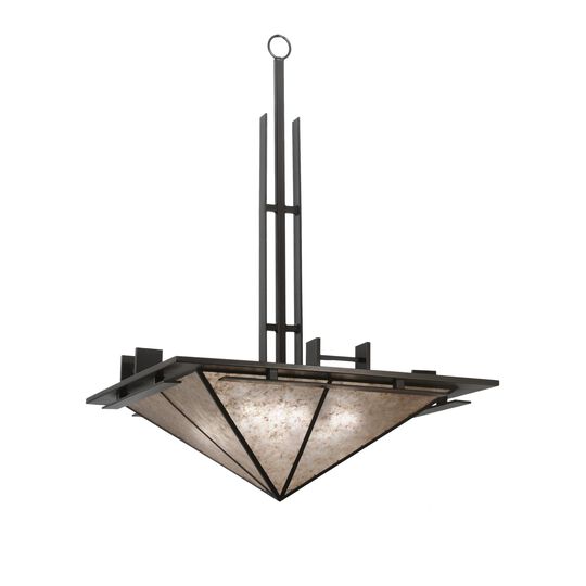 Lineage Silver Mica 51 Inch Large Pendant by Meyda Lighting