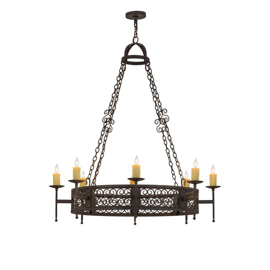 Toscano 48 Inch 2 Light Chandelier by Meyda Lighting
