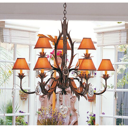 Slenderleaf 36 Inch Chandelier by Meyda Lighting