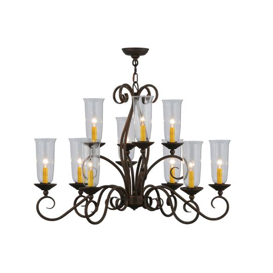 36 Inch 10 Light Mini Chandelier by Meyda Lighting