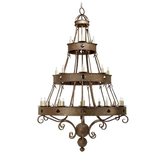 Avila 78 Inch 3 Light Chandelier by Meyda Lighting