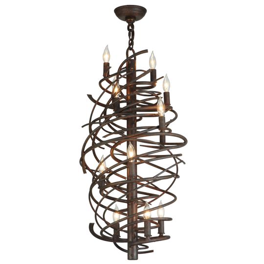 Cyclone 24 Inch 9 Light Chandelier by Meyda Lighting