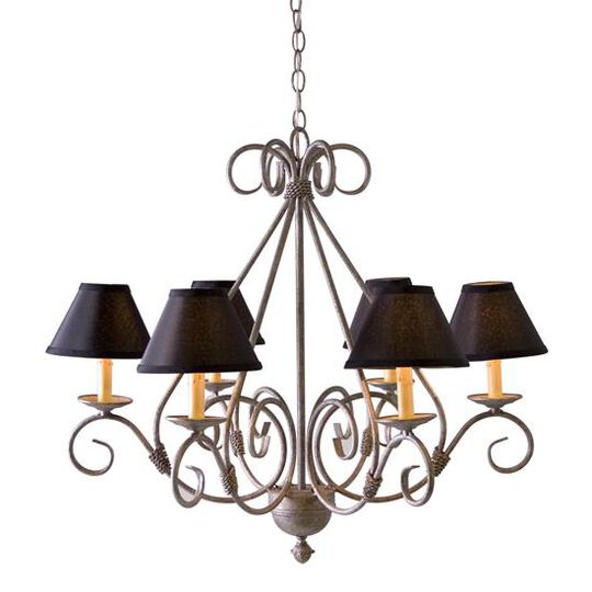 Olivia 30 Inch 6 Light Chandelier by Meyda Lighting