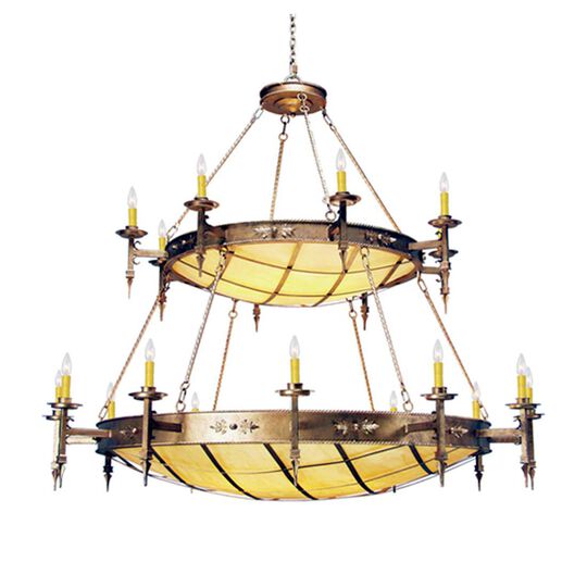 Valencia 72 Inch 15 Light Chandelier by Meyda Lighting