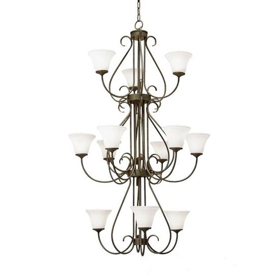 Jaqueline 36 Inch 8 Light Chandelier by Meyda Lighting