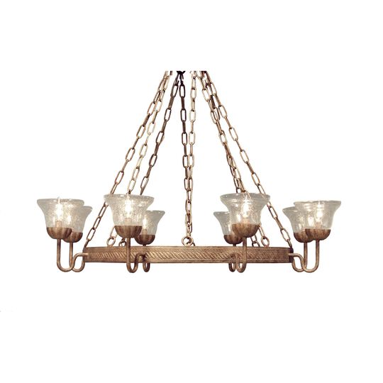 Cormac 42 Inch 12 Light Chandelier by Meyda Lighting
