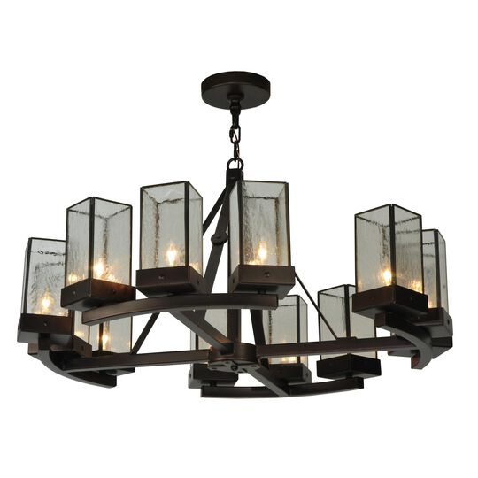 Parker 36 Inch 12 Light Chandelier by Meyda Lighting