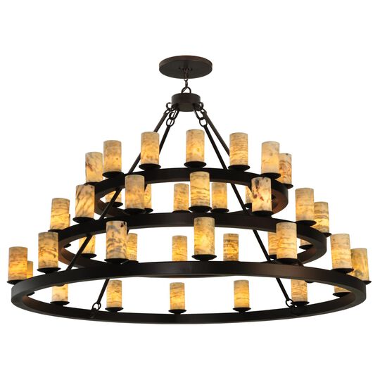 Horizon Ring Jadestone Grand Chandelier by Meyda Lighting