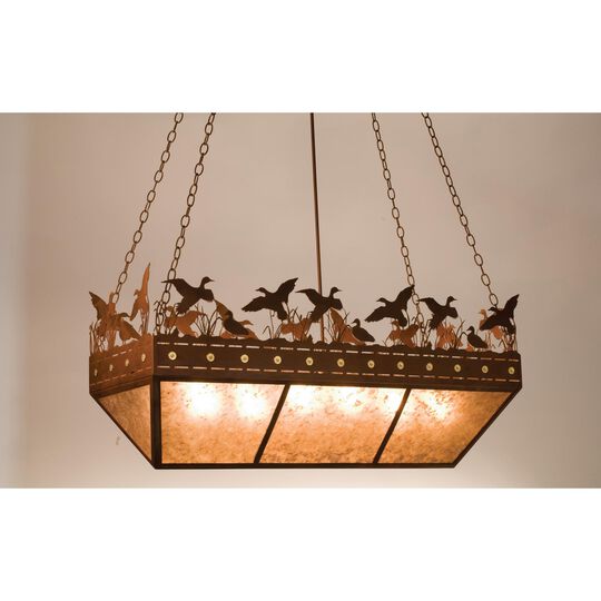 Ducks In Flight 48 Inch Large Pendant by Meyda Lighting