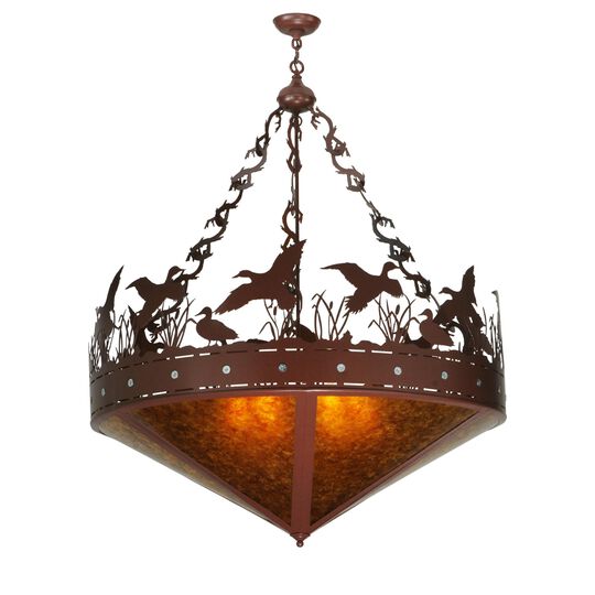 Ducks In Flight 42 Inch Large Pendant by Meyda Lighting