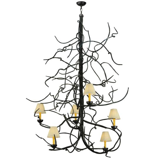 Winter Solstice 50 Inch 6 Light Chandelier by Meyda Lighting