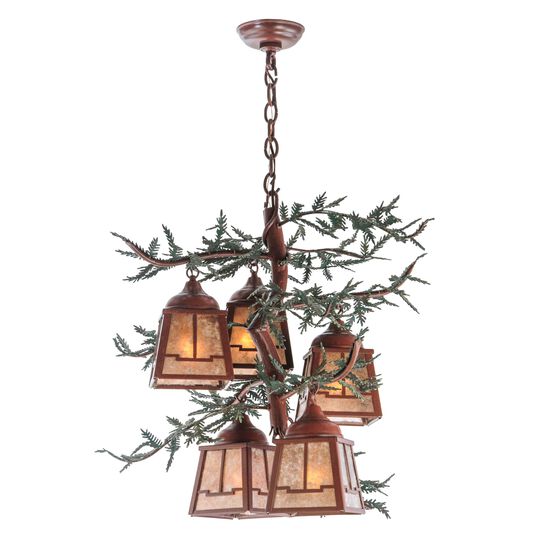 28 Inch 5 Light Chandelier by Meyda Lighting