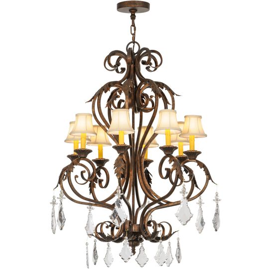 30 Inch 8 Light Chandelier by Meyda Lighting