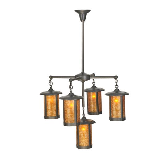 Fulton Plain 31 Inch Chandelier by Meyda Lighting