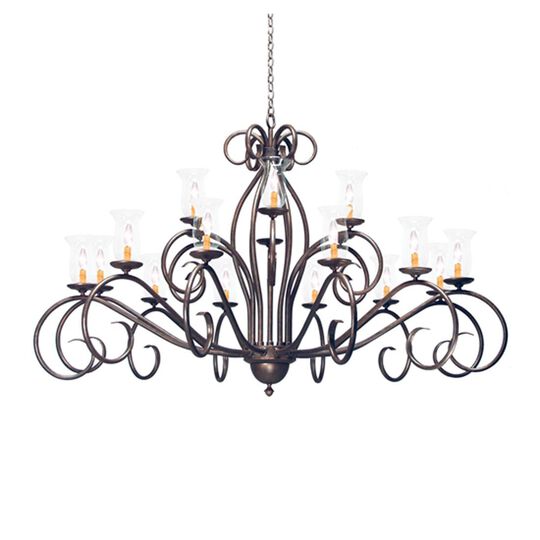 Sienna 72 Inch 18 Light Chandelier by Meyda Lighting