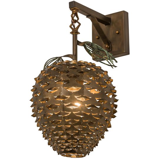 Stoneycreek Pinecone 18 Inch Wall Sconce by Meyda Lighting
