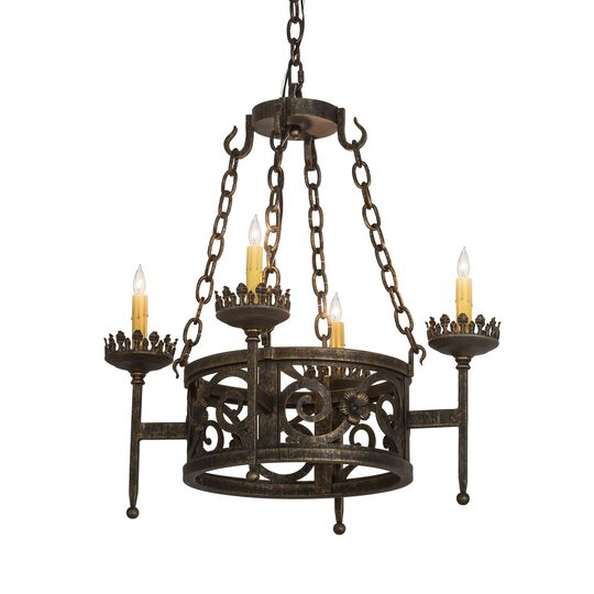 24 Inch 4 Light Chandelier by Meyda Lighting
