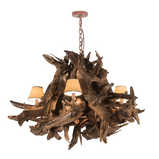 Driftwood 40 Inch 2 Light Chandelier by Meyda Lighting