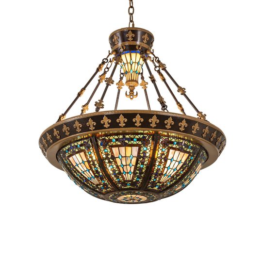 Fleur-De-Lis 28 Inch Large Pendant by Meyda Lighting