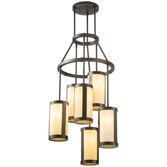 Cartier 24 Inch 6 Light Chandelier by Meyda Lighting