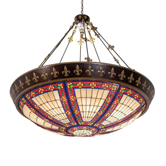 Fleur-De-Lis 62 Inch LED Large Pendant by Meyda Lighting