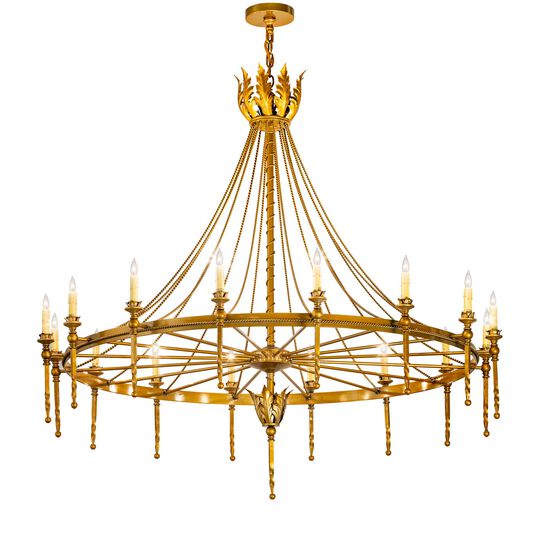 Amaury 56 Inch 3 Light Chandelier by Meyda Lighting